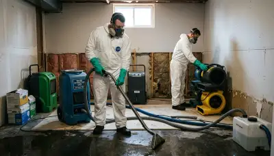 Basement flood cleanup service in Providence, RI after water damage