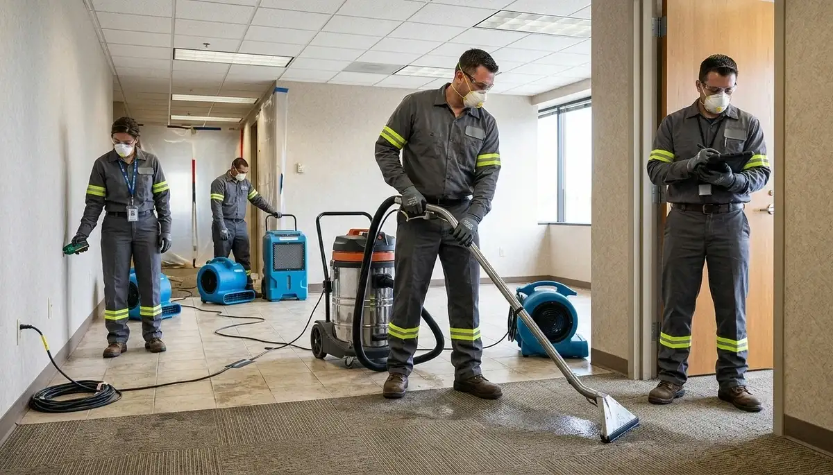 Commercial water damage restoration services in Providence, RI