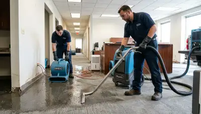 Emergency water removal service for a flooded home in Providence, RI