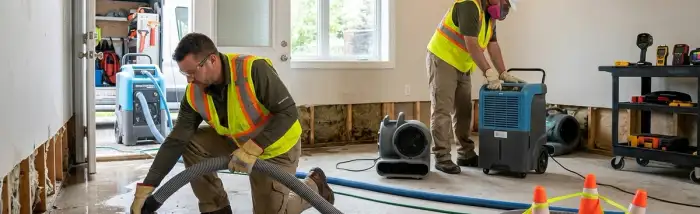 Water damage restoration services in Providence, RI