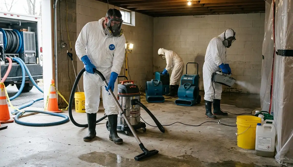 Sewage cleanup service for Providence, RI homes after wastewater overflow and contamination