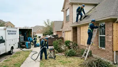 Storm damage restoration for Providence, RI homes after wind, rain, and flooding