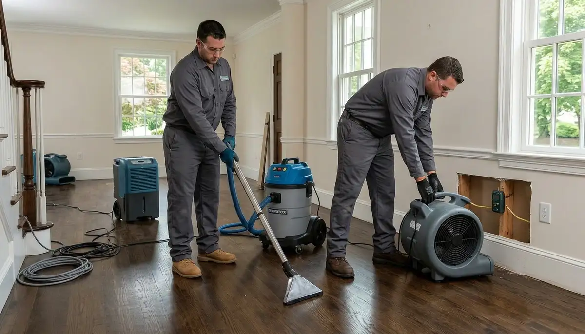 Water damage restoration services in Providence, RI
