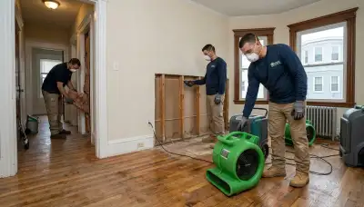 Water damage restoration services in Providence, RI