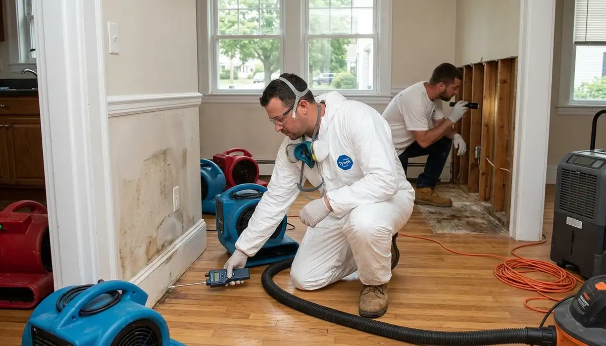 Water damage restoration services in Providence, RI by local cleanup professionals