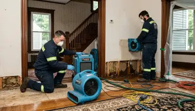 Water damage restoration services in Providence, RI