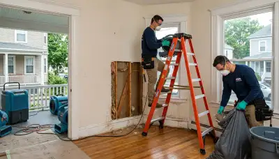 Water damage restoration services in Providence, RI