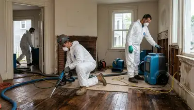 Water damage restoration services in Providence, RI