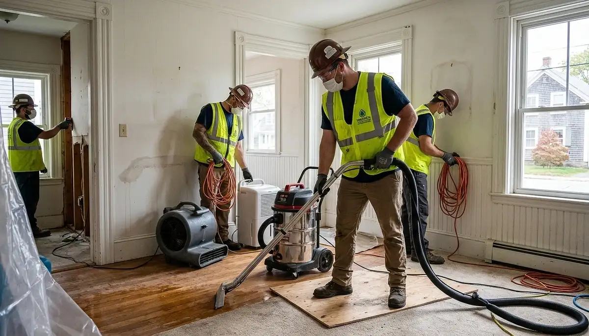 Water damage restoration services in Providence, RI by local water damage professionals