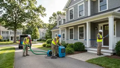 Water damage restoration services in Providence, RI