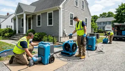 Water damage restoration services in Providence, RI